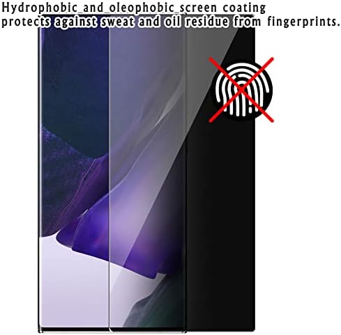 מגן מסך פרטיות של Vaxson, התואם ל- Samsung LS27E330H / LS27E330HZX / ZA 27 צג אנטי ריגול מדבקה מדבקה [זכוכית לא